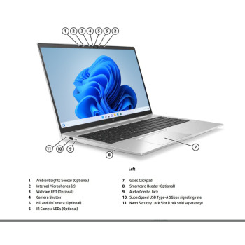 HP EliteBook 850 G7 - i5-10210U/16/256SSD/15/FHD/4G/W11P/B1