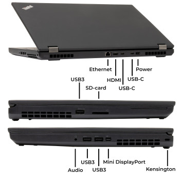 Lenovo Thinkpad P52 - i7-8750H/16/512SSD/15/FHD/IPS/W11P/P2000/C1